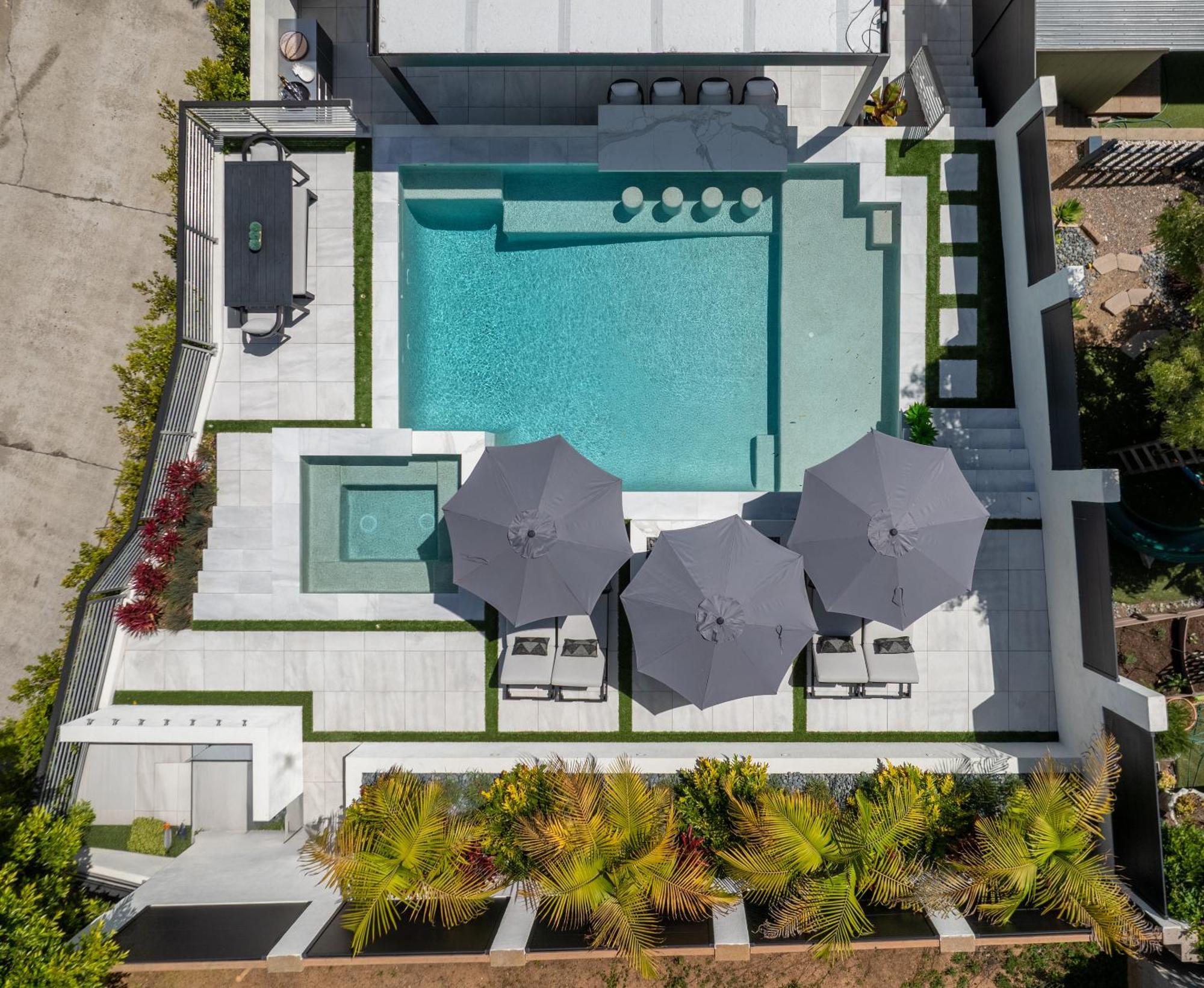 Villa Luxury Pool, Spa, Swim Up Bar And Bay Views